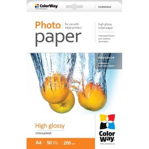 Fotopapír - A4 / 200g - lesklý, 50 ks v balení