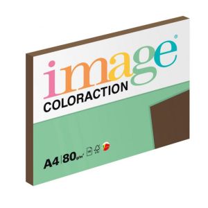 Barevný papír Image Coloraction, A4, 80g, hnědý, 100 archů
