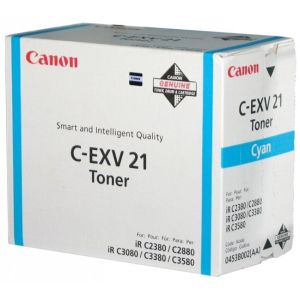 Toner Canon C-EXV21C, azurová (cyan), originál