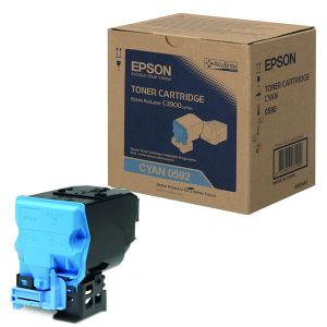 Toner Epson C13S050592 (C3900), azurová (cyan), originál