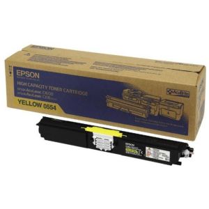 Toner Epson C13S050554 (C1600), žlutá (yellow), originál