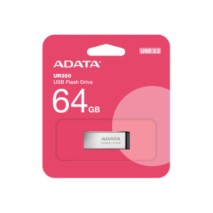 ADATA UR350/64GB/USB 3.2/USB-A/Černá UR350-64G-RSR/BK
