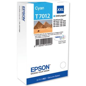 Cartridge Epson T7012, azurová (cyan), originál