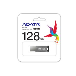 ADATA UV350/128GB/USB 3.2/USB-A/Stříbrná AUV350-128G-RBK