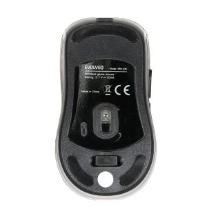 EVOLVEO WM430/Herná/Optická/Bezdrôtová USB/Čierna WM430