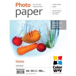 Fotopapír - A4 / 190g - matný, 50 ks v balení