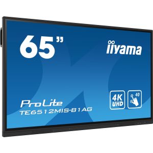 65" iiyama TE6512MIS-B1AG:IPS,4K UHD,Android,24/7 TE6512MIS-B1AG