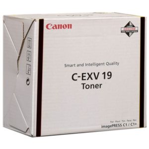 Toner Canon C-EXV19BK, černá (black), originál