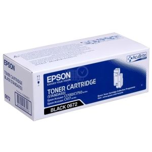 Toner Epson C13S050672 (C1700, C1750), černá (black), originál