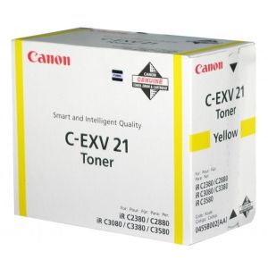 Toner Canon C-EXV21Y, žlutá (yellow), originál