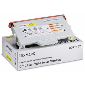Toner Lexmark 20K1402 (C510), žlutá (yellow), originál