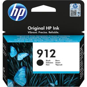 Cartridge HP 912, 3YL80AE, černá (black), originál