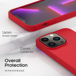 Silikónový kryt CARNEVAL SNAP pre iPhone 14 plus s MagSafe - červená ERCSIP14MMGLQ-PR