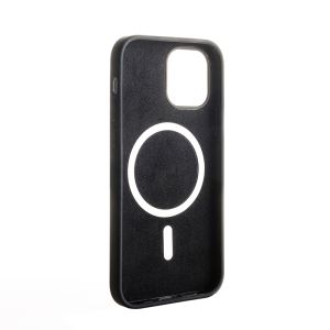 ER POWER Silikónový kryt CARNEVAL SNAP pre iPhone 12 Pro Max s MagSafe - Čierna ERCSIP12MXMGLQ-BK
