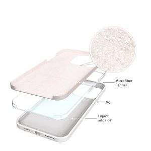 ER POWER Silikónový kryt CARNEVAL SNAP pre iPhone 13 Pro s MagSafe - biela ERCSIP13PMGLQ-WH