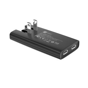 ER POWER Dual Travel Slim Charge 67W - 2xUSB-C ERPW67G2CST-BK