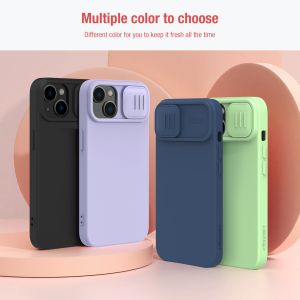 Nillkin CamShield Silky Silikónový Kryt pre Apple iPhone 14 Black 6902048249219