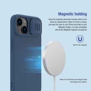 Nillkin CamShield Silky Magnetic Silikónový Kryt pre Apple iPhone 14 Black 6902048249370