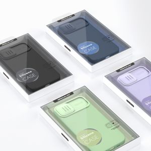 Nillkin CamShield Silky Magnetic Silikónový Kryt pre Apple iPhone 14 Black 6902048249370
