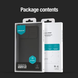 Nillkin CamShield PRO Magnetic Zadný Kryt pre Apple iPhone 15 Pro Black 6902048266704