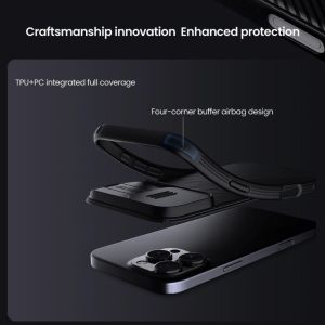 Nillkin CamShield PRO Magnetic Zadný Kryt pre Apple iPhone 16 Black 6902048286801
