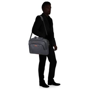 American Tourister AT WORK LAPTOP BAG 15.6" Black/Orange 33G*39005