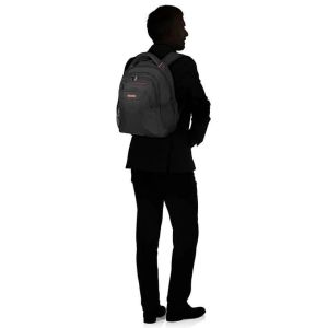 American Tourister AT WORK LAPTOP BACKPACK 13.3" - 14,1 Black/Orange 33G*39001