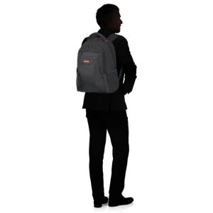 American Tourister AT WORK LAPTOP BACKPACK 17.3" Black/Orange 33G*39003