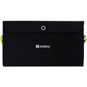 Sandberg Solar Charger 21W 2xUSB+USB-C, solárna nabíjačka, čierna 420-55