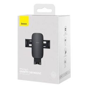 Baseus SUJS000001 Metal Age II. Gravity Držiak do Autá (do Ventilácie) Black 6932172605216