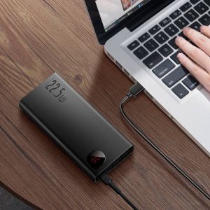 Baseus PPAD070101 Adaman Digital Display Powerbanka 20000mAh 22,5W Black 6932172618308