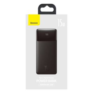 Baseus PPBD050201 Bipow Digital Display Powerbanka 30000mAh 15W Black 6932172618230