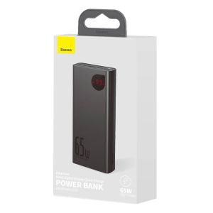 Baseus PPIMDA-D01 Adaman Digital Display Powerbanka 20000mAh 65W Black 6953156204324