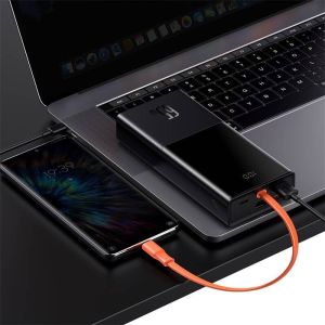 Baseus PPJL000001 Elf Digital Display Powerbanka 20000mAh 65W Black 6953156209022