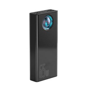 Baseus PPLG000101 Amblight Digital Display Powerbanka 30000mAh 65W Black 6932172613600