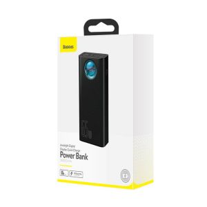 Baseus PPLG000101 Amblight Digital Display Powerbanka 30000mAh 65W Black 6932172613600