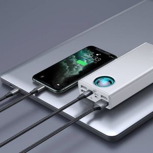 Baseus PPLG000102 Amblight Digital Display Powerbanka 30000mAh 65W White 6932172613617