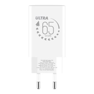 OBAL:ME GaN Cestovná Nabíjačka USB-A + USB-C 36W White 8596311273483