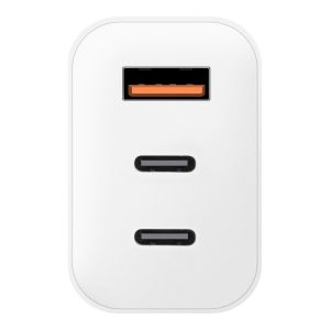 OBAL:ME GaN Cestovná Nabíjačka USB-A + USB-C 36W White 8596311273483