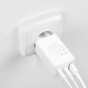 OBAL:ME GaN Cestovná Nabíjačka USB-A + USB-C 36W White 8596311273483