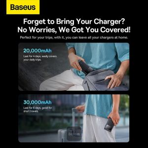 Baseus power banka Star-Lord 30000 mAh 22,5 W USB/USB-C čierna 6932172620714