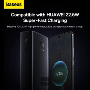 Baseus power banka Star-Lord 30000 mAh 22,5 W USB/USB-C čierna 6932172620714