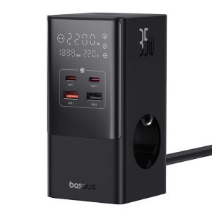Baseus Nabíjacia stanica PowerCombo Tower 35W EU čierna 6932172631918