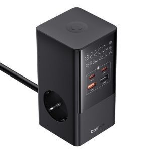 Baseus Nabíjacia stanica PowerCombo Tower 35W EU čierna 6932172631918