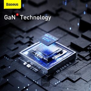 Baseus rýchlonabíjačka do siete GaN3 Pro, 2x USB-C, 2x USB 65W čierna 6932172600334