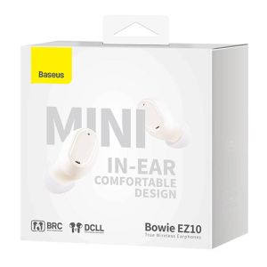 Baseus Bowie EZ10/BT/Bezdrať/Biela 6932172630867