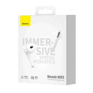 Baseus Bowie WX5/BT/Bezdrať/Biela 6932172629328