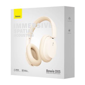 Baseus Bowie D05/USB-C/Drôt/BT/Bezdrôt/Biela 6932172626020