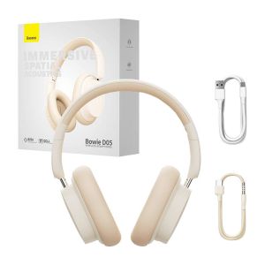Baseus Bowie D05/USB-C/Drôt/BT/Bezdrôt/Biela 6932172626020