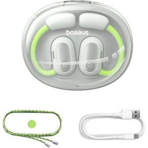 Baseus Bluetooth sluchátka Eli Sport 1 Open-Ear TWS Aurora Green 6932172648251